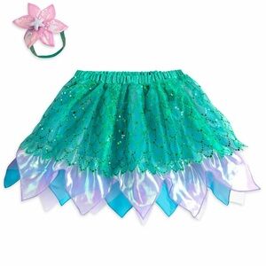 Disney Store The Little Mermaid Juniors Tutu Costume & Accessory Size 13/14 EUC